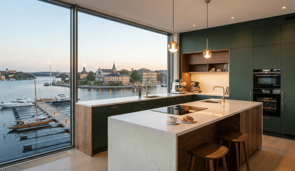 Exklusivt kök i stockholm