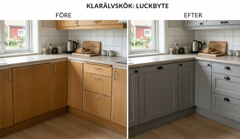 Luckbyte före/efter